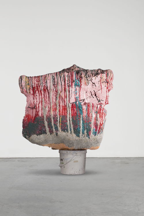 FRANZ WEST Untitled, 2007 acrylic, epoxy resin, papiermâché, wood 126 x 113,5 x 74 cm. Courtesy Tim Van Laere Gallery, Antwerp-Rome