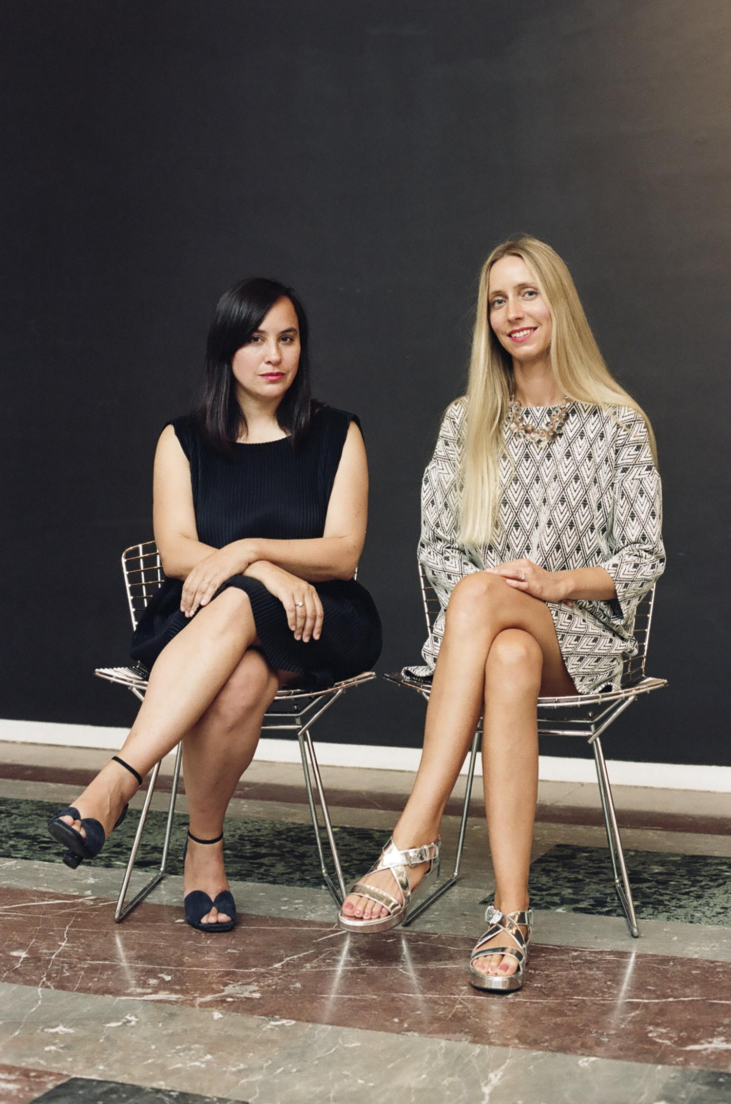 Liv Vaisberg (left) and Clélie Debehault