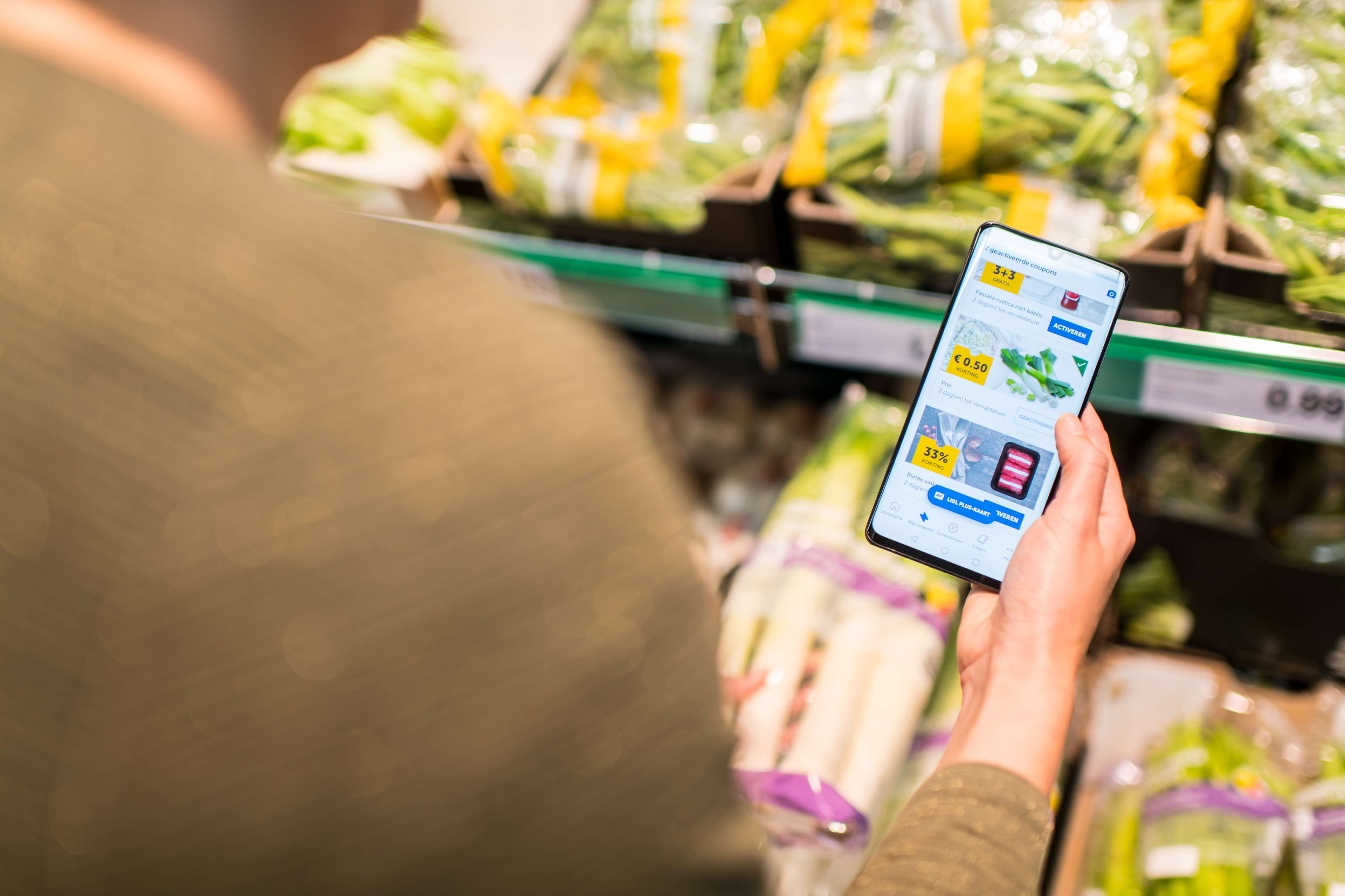 Lidl zet volop in op digitale kassabonnen
