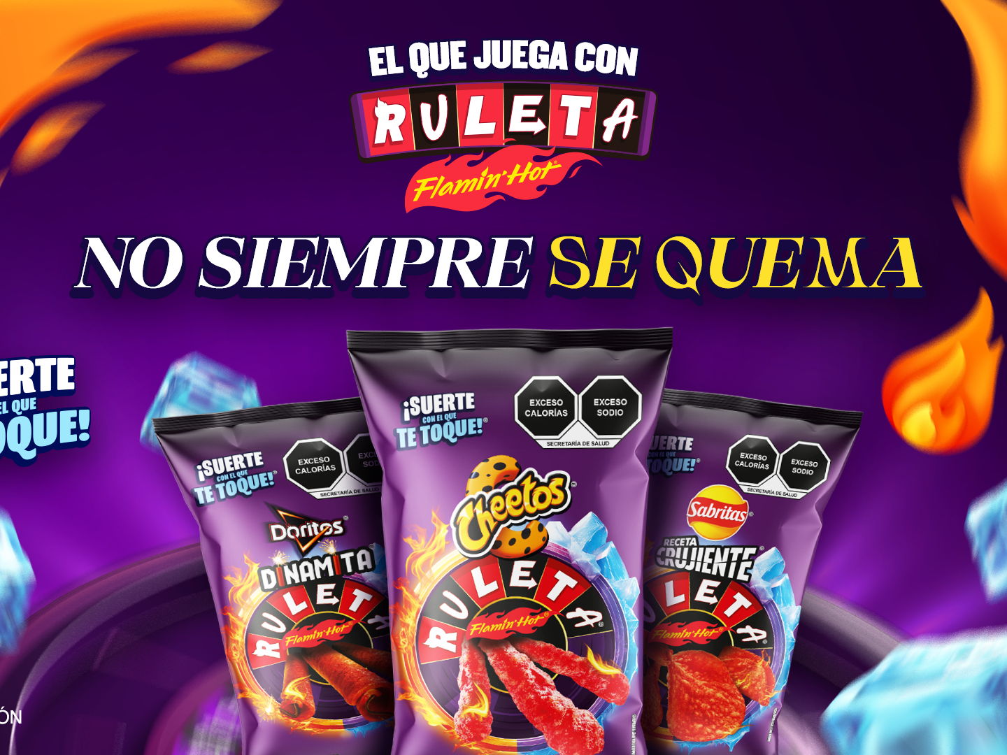 Ruleta Flamin’ Hot® regresa para desafiar las reglas del sabor: ¿te atreves a probar tu suerte? 