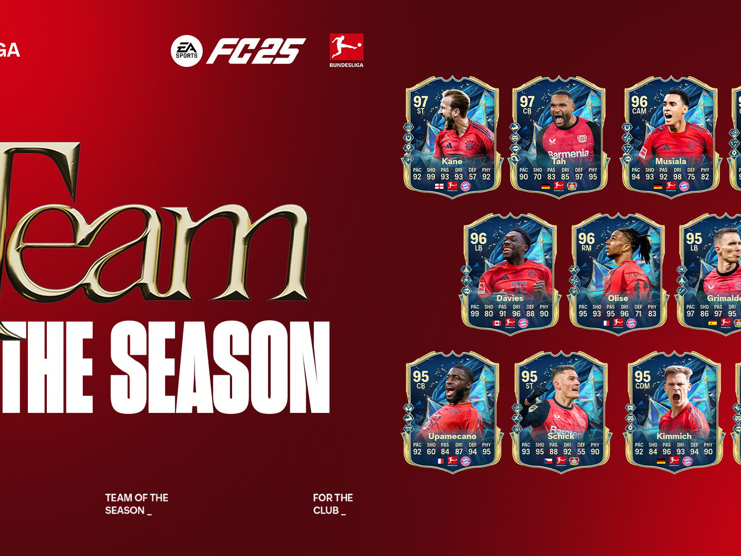 L’Équipe de la Saison EA SPORTS FC™ 25 Bundesliga, Frauen Bundesliga, Turkish Super Lig 