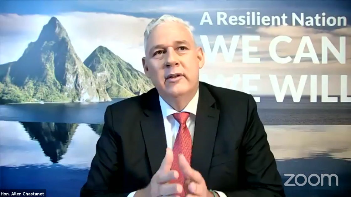 Saint Lucia’s Prime Minister leads WEF Davos Agenda Special Event on Small Island Developing States