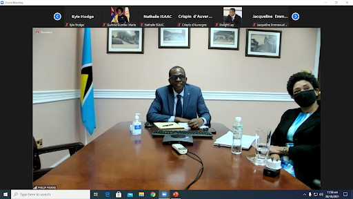Prime Minister of Saint Lucia, the Hon. Philip J. Pierre