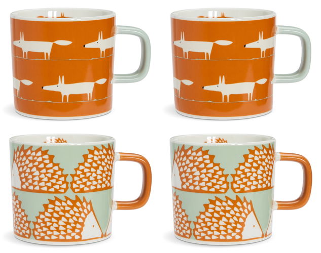 Habitat x Scion Hedgehog and Mr Fox Mugs Set, £16 Habitat x Scion Hedgehog and Mr Fox Mugs Set, £16