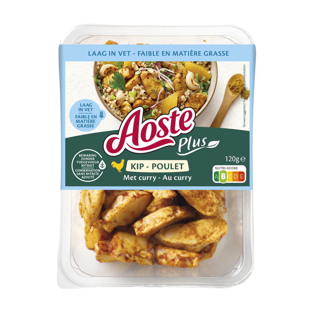 Aoste Plus kippenstukjes curry
