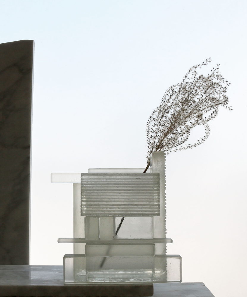 Quarry Vase in Clear Glass by Hayden Richer, £851