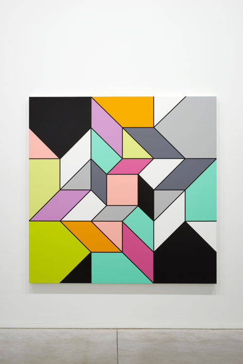 Sarah Morris. Rose [Origami] (2014), Based on a crease pattern “Rose” by Nobory Miyajima
(c) Dirk Pauwels