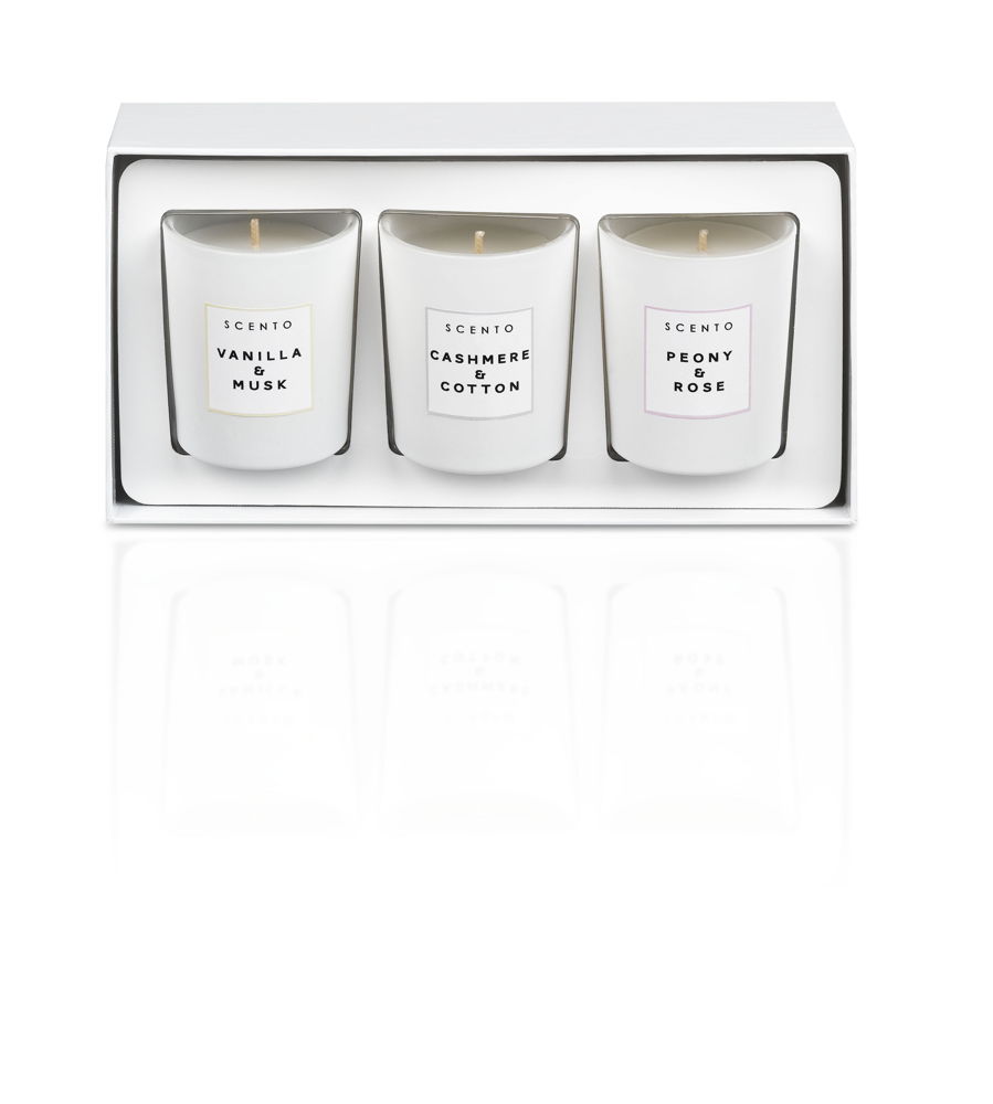 SCENTO DISCOVERY SET MINI AROMATIC CANDLES
