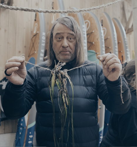 Ambassadeur Wim Willaert met Zeegras