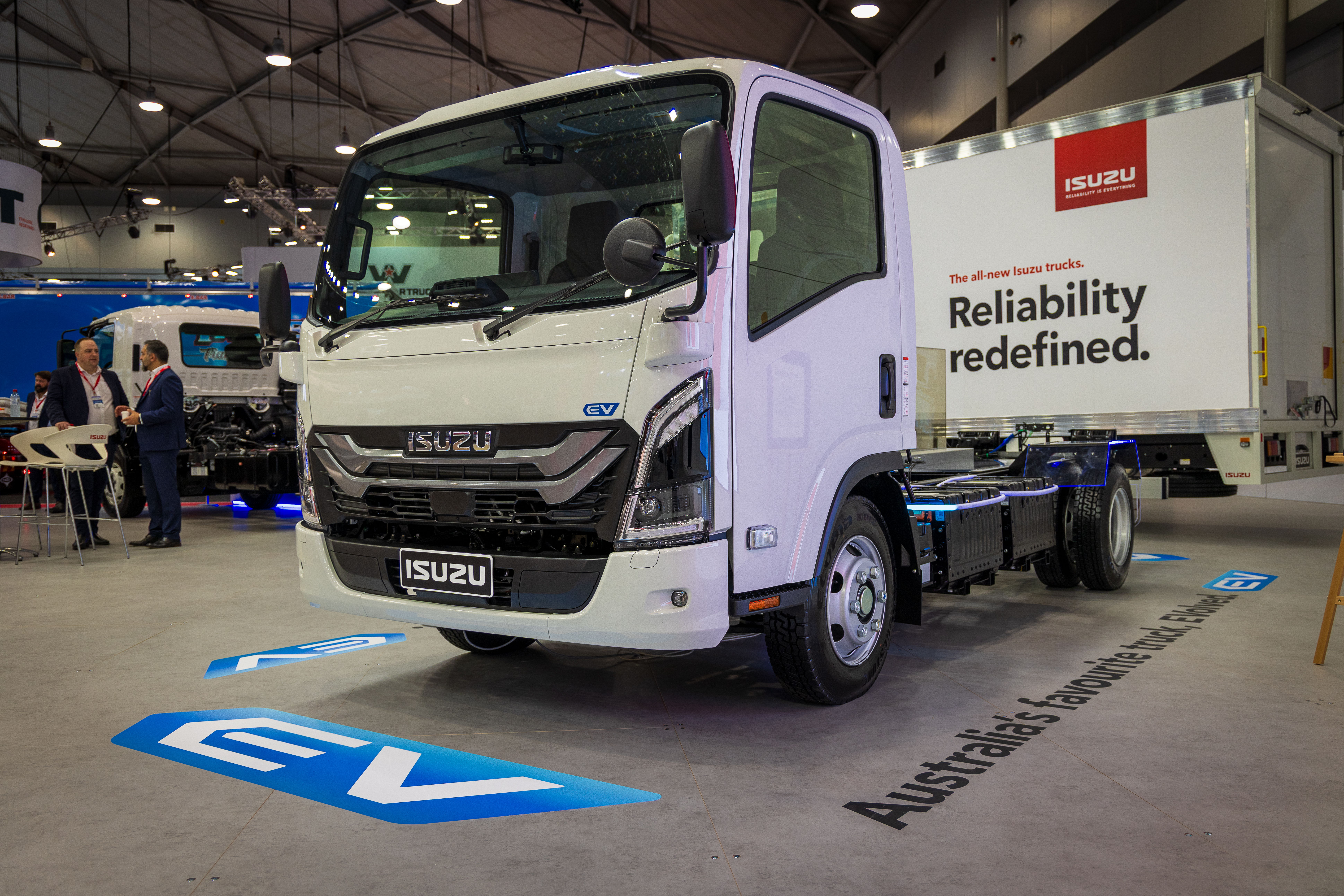 Isuzu displaying EV at the Brisbane Truck Show Isuzu displaying EV at the Brisbane Truck Show