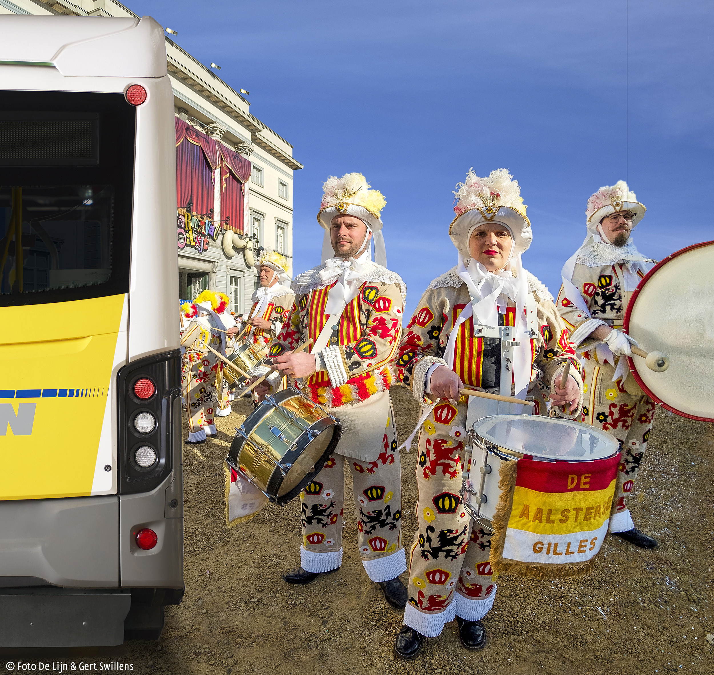 Met De Lijn tot in het hart van Aalst Carnaval