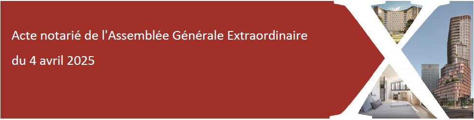 Acte notarié de l'Assemblée Générale Extraordinaire du 4 avril 2025