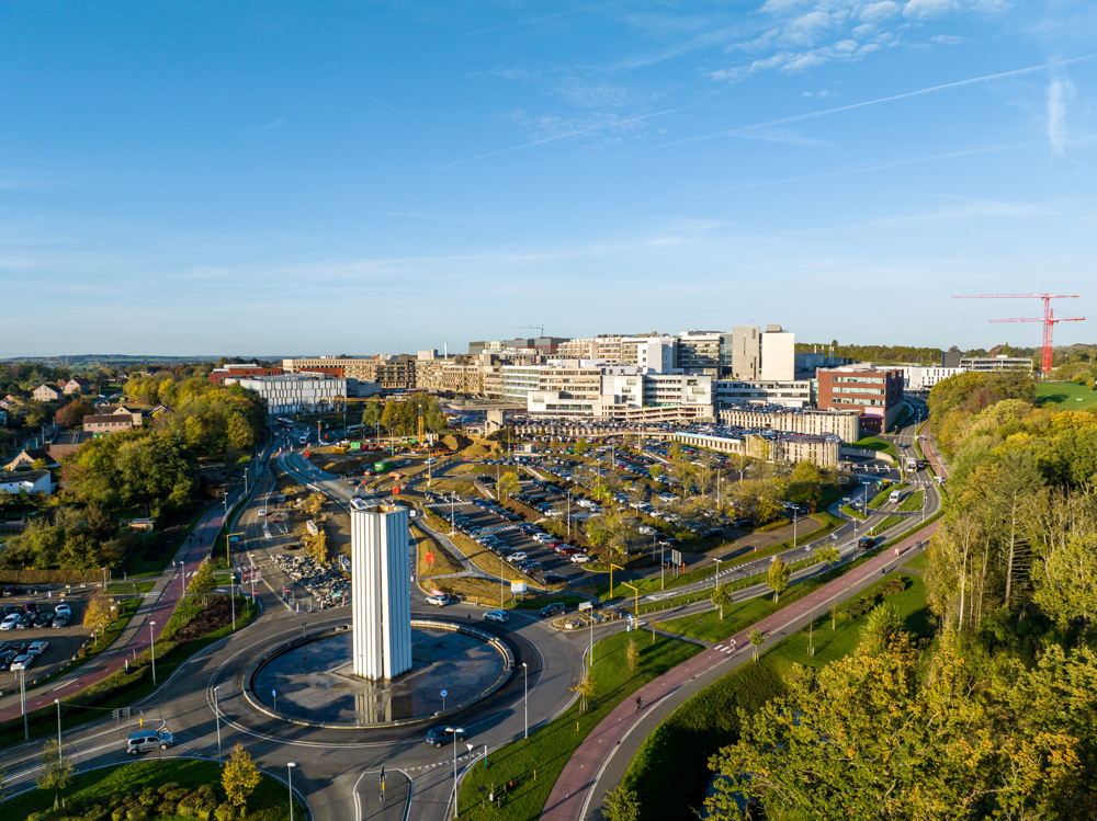 Luchtfoto campus Gasthuisberg (oost)