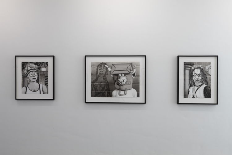 View of Mary Reid Kelley’s exhibition at M – Museum Leuven | Photo (c) Dirk Pauwels