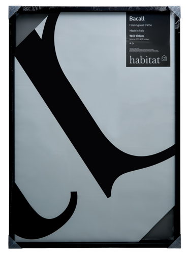 Habitat Bacall Picture Frame - Black - 104x74cm, £70