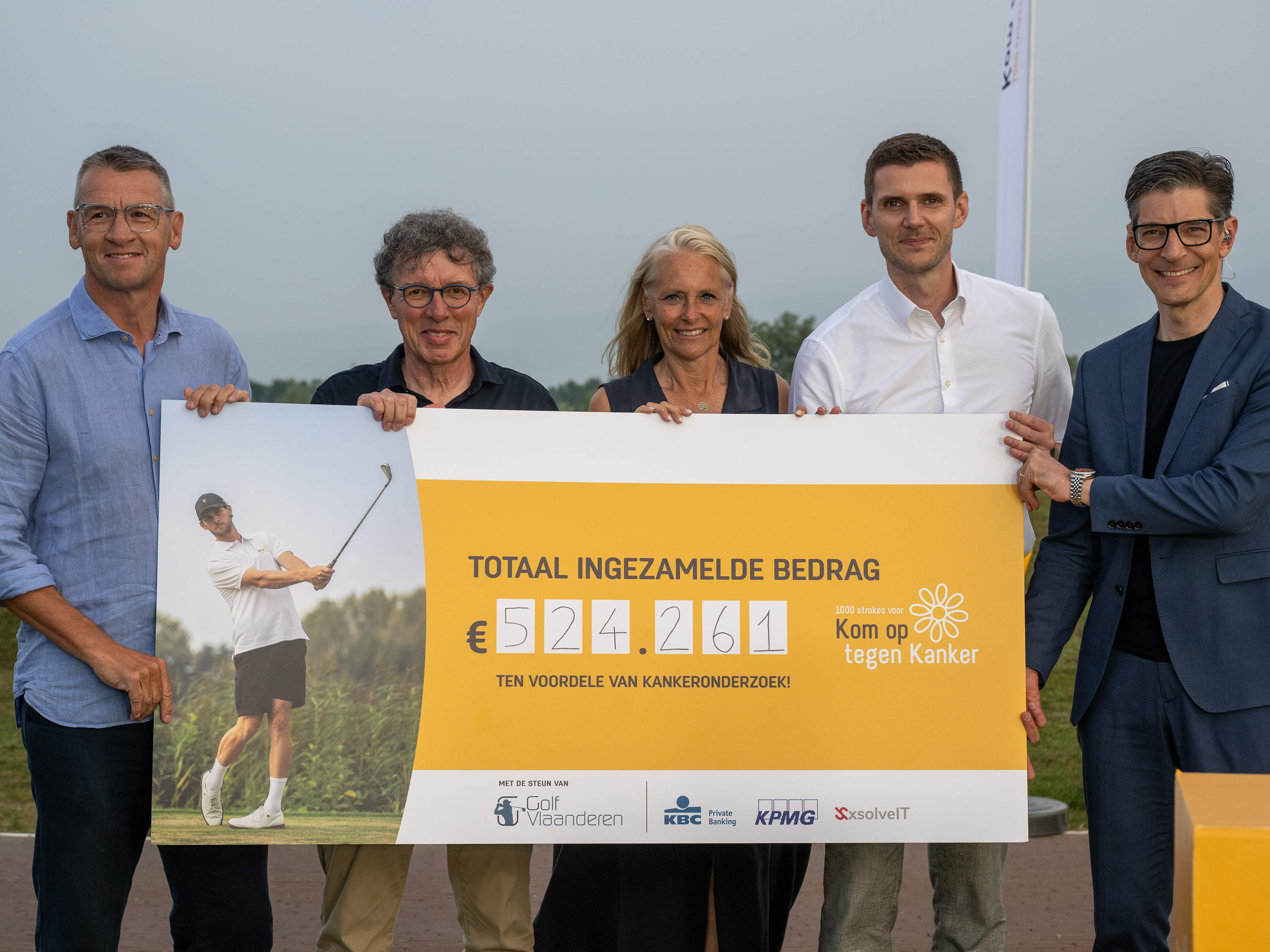 1000 strokes voor Kom op tegen Kanker – Het warmste golfevenement van Vlaanderen