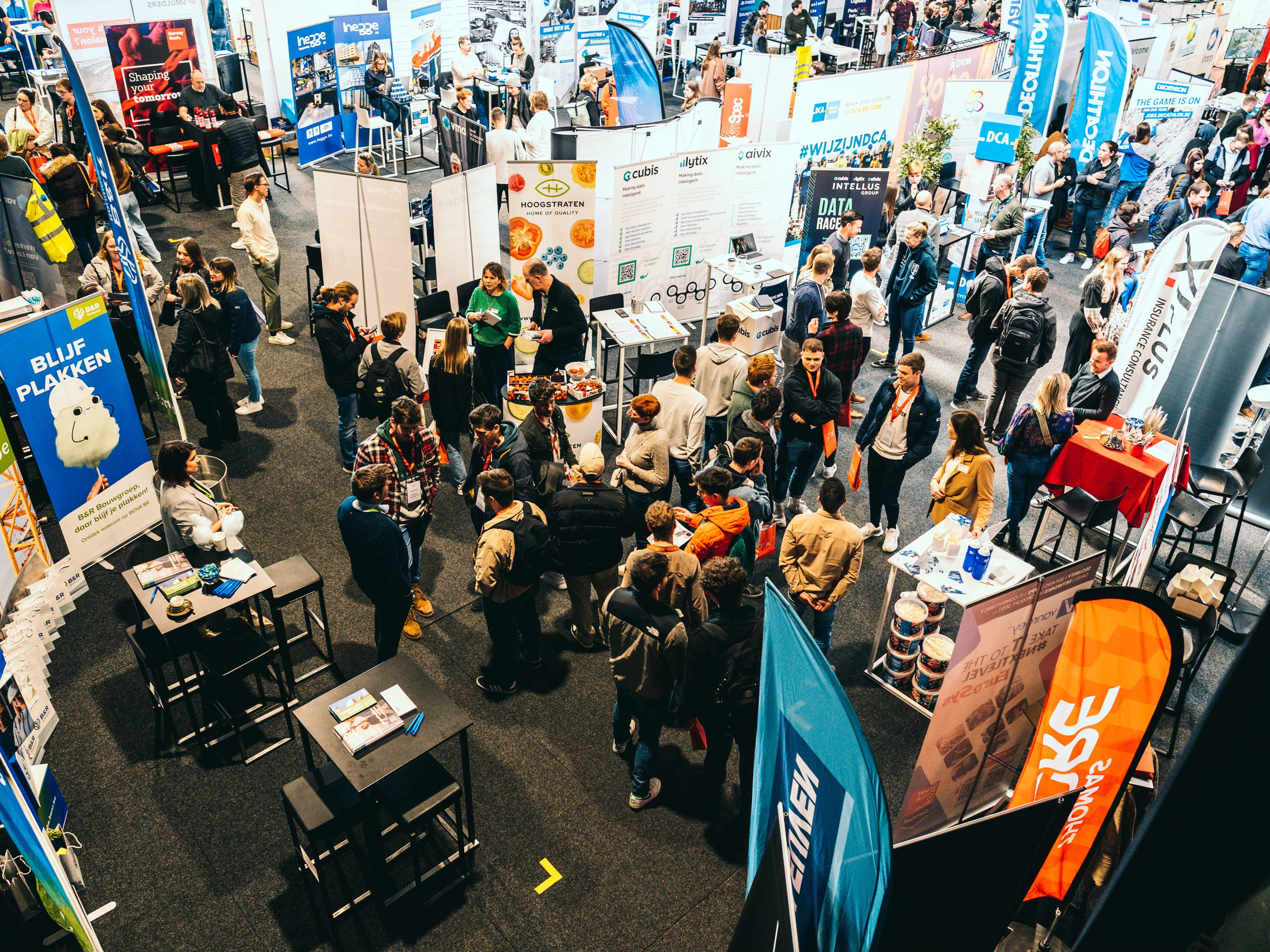 Jobbeurs Geel koppelt 1.000 studenten aan nieuwe werkgever