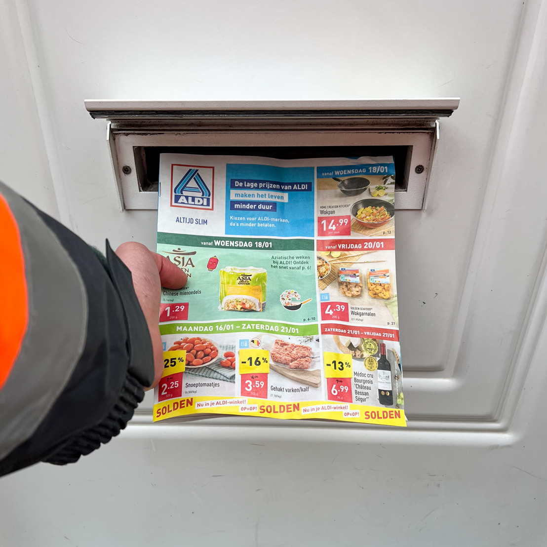 ALDI renews its trust in bpost for the delivery of its leaflet
