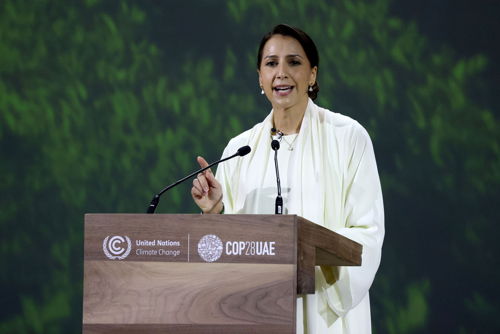 United Arab Emirates’ Minister of Climate Change and Environment, Mariam Bint Mohammed Almheiri
