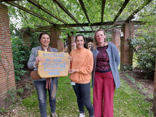 Lien Verfaillie (DELA), Vanessa Haerens en Greet Demey