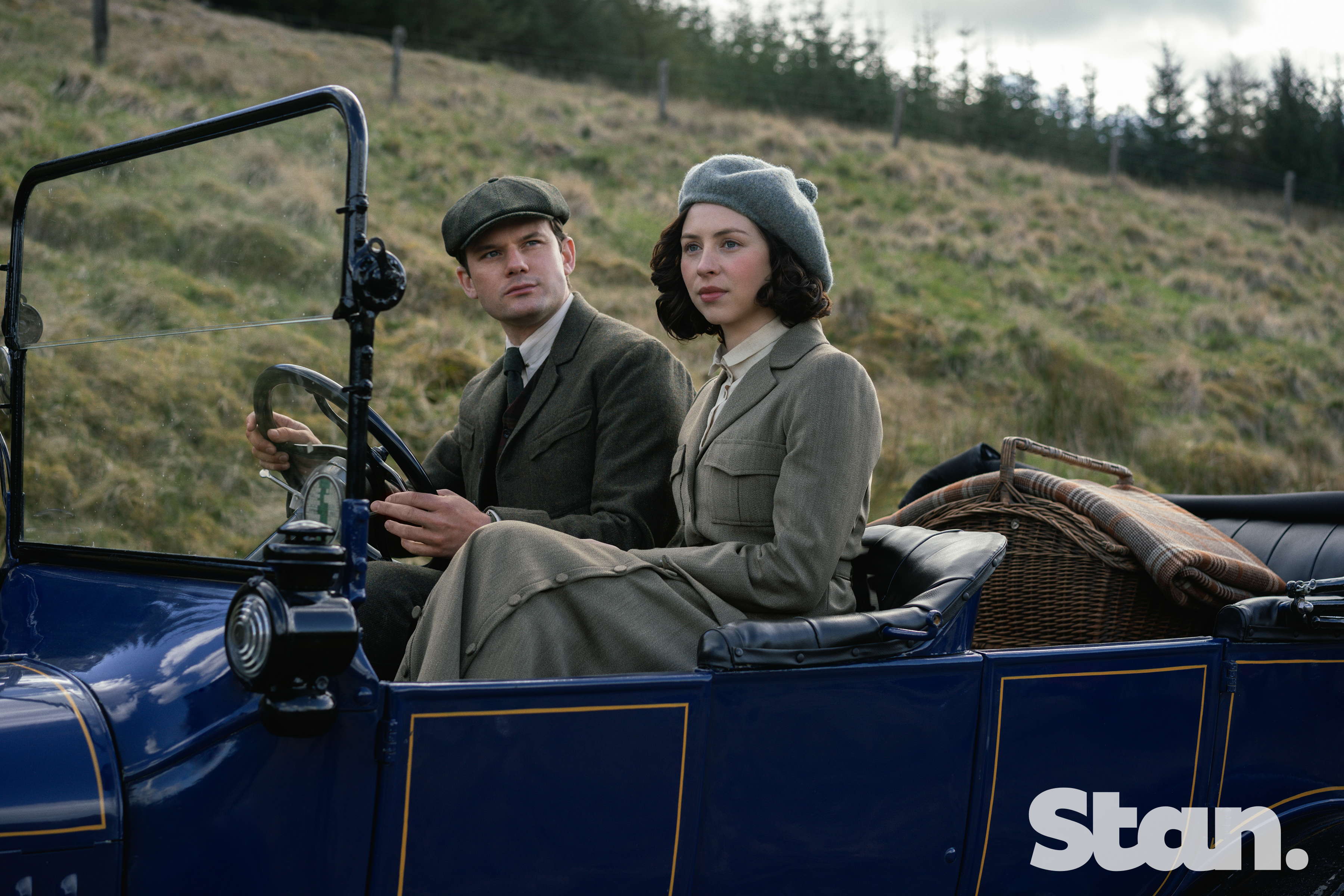 L-R: Jeremy Irvine and Hermione Corfield L-R: Jeremy Irvine and Hermione Corfield