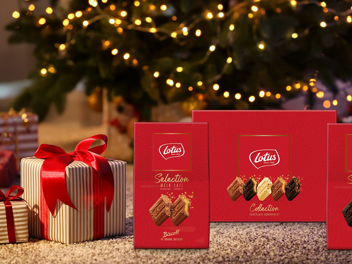 Laat je dit eindejaar verrassen met limited edition-gamma van Lotus Biscoff Chocolade