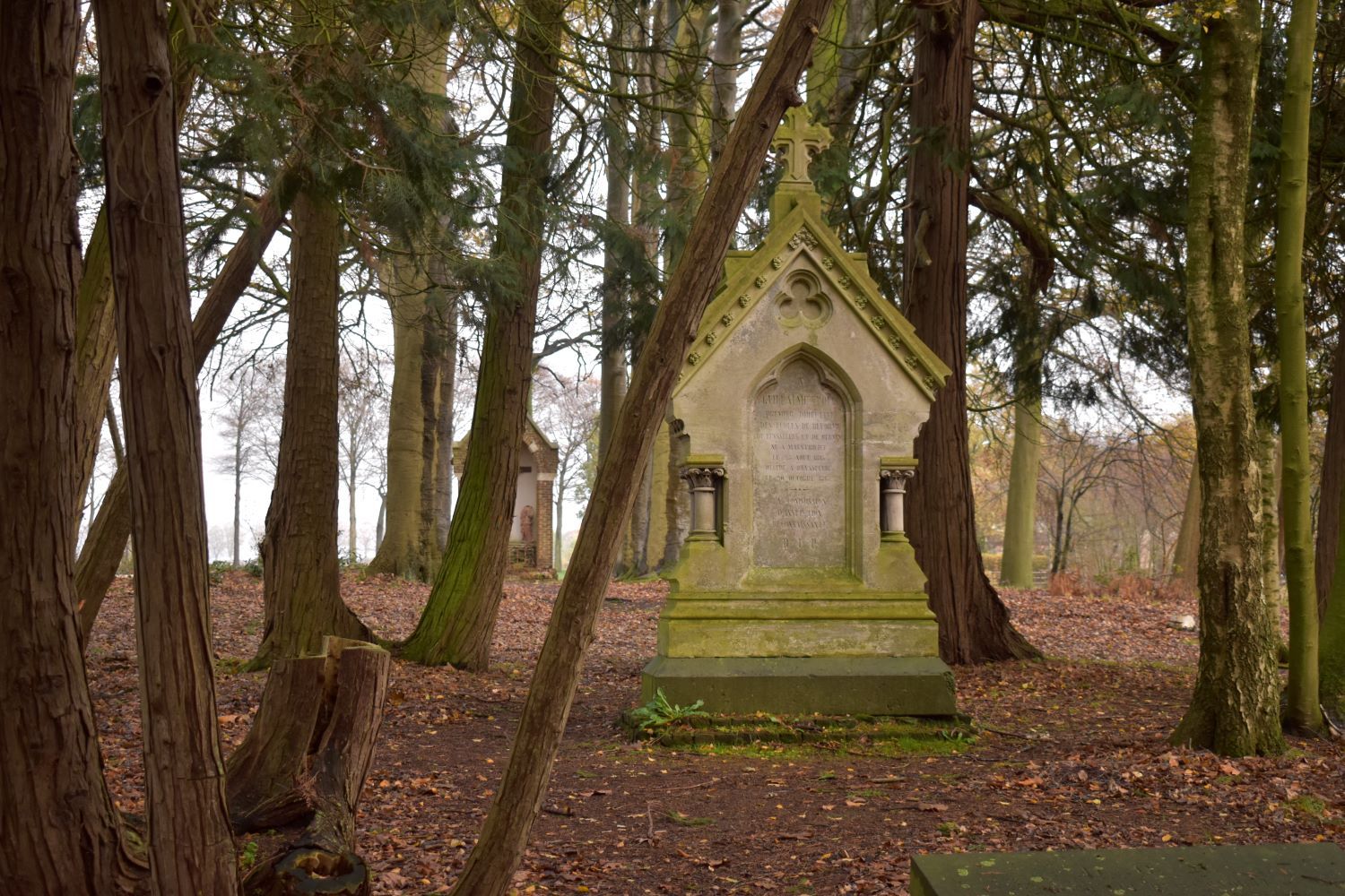 Een te restaureren grafmonument