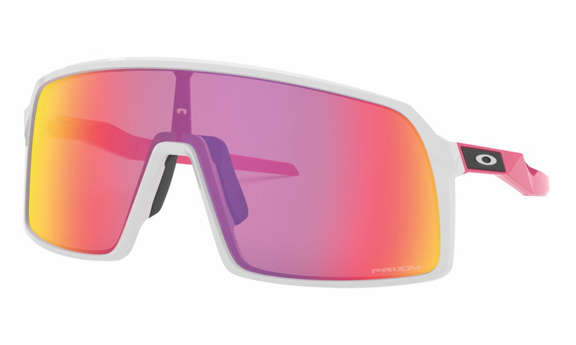 OAKLEY SUTRO MATTE WHITE/PINK WITH PRIZM ROAD