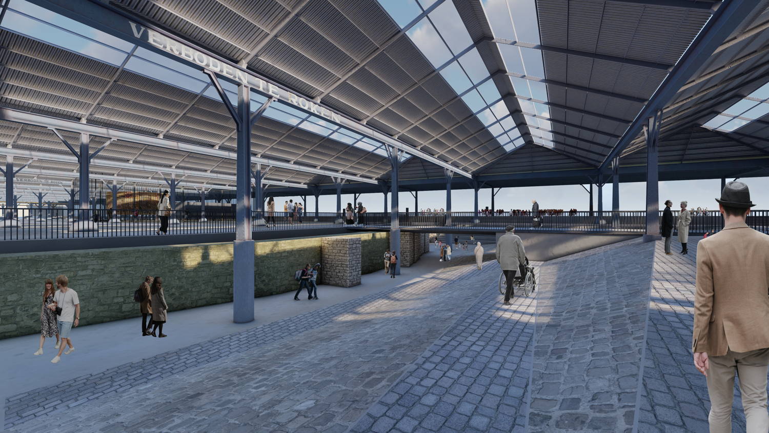 toekomstbeeld extra lichtstraten hangars bis ©Palmbout Urban Landscapes – Tractebel