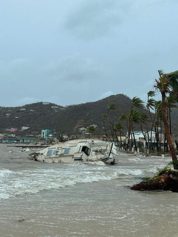 Captured Images from Hurricane Beryl. All Rights to the Owner.
