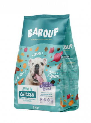 Barouf Little & Big Crunch, des croquettes pour chiens seniors