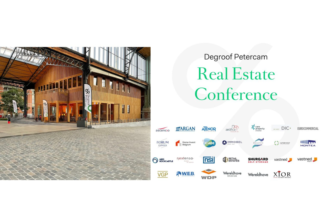 Degroof Petercam rond de 11de editie van de Real Estate Conference af