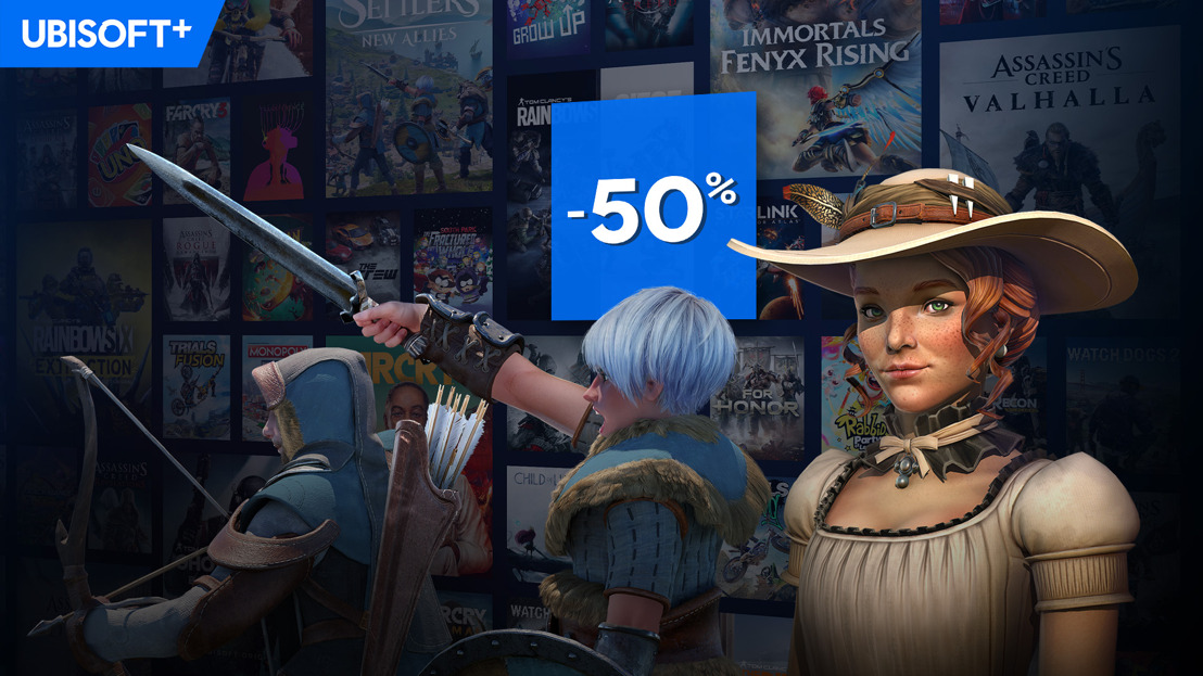 50% Rabatt auf den ersten Monat Ubisoft+ vom 9. bis 16. März