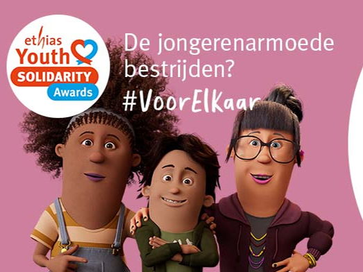 3e editie van de Ethias Youth Solidarity Awards uit de startblokken: 275.000 euro om projecten van Belgische OCMW's en vzw’s te steunen in hun strijd tegen armoede bij jongeren