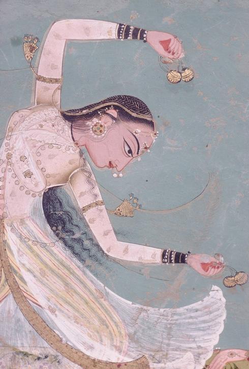 Kathak dancer, Kota School, 1740. AKG1269239