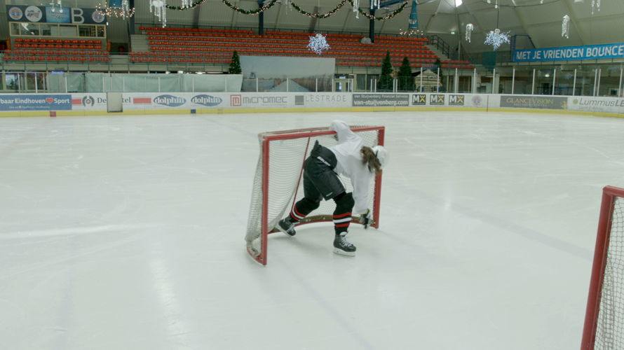 Saartje Vandendriessche oefent voor "Crashed ice"
(c) VRT