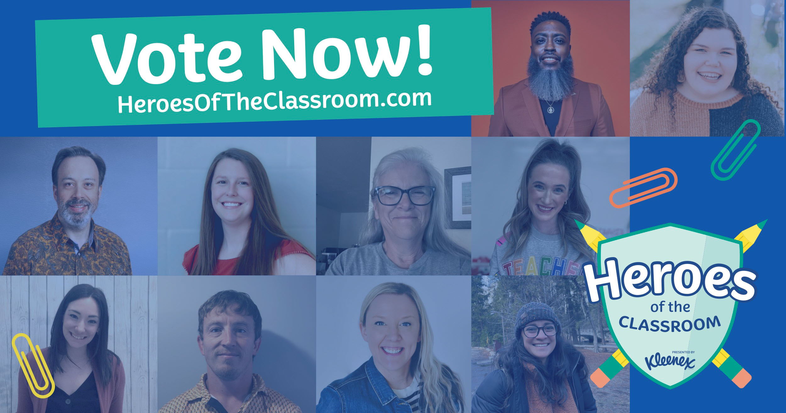 Ten Teachers Named Finalists in the Heroes of the Classroom Program Presented by Kleenex®— More Than $50,000 in Prizes