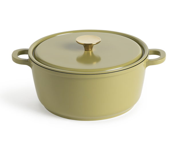 Habitat Citrine Cast Iron Casserole Dish, £37
