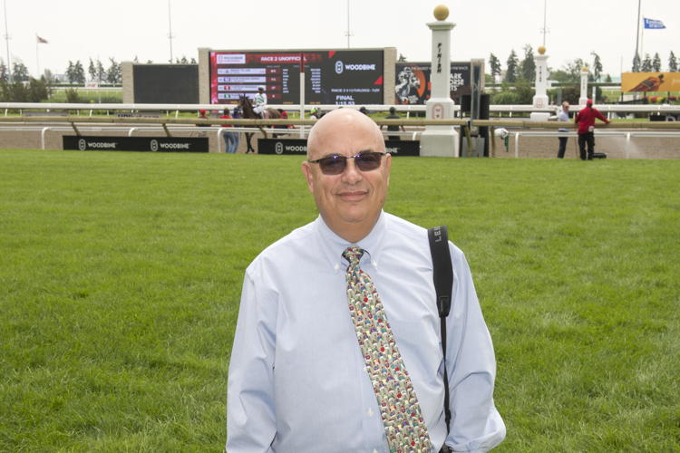 Mark Casse at Woodbine (Michael Burns Photo)