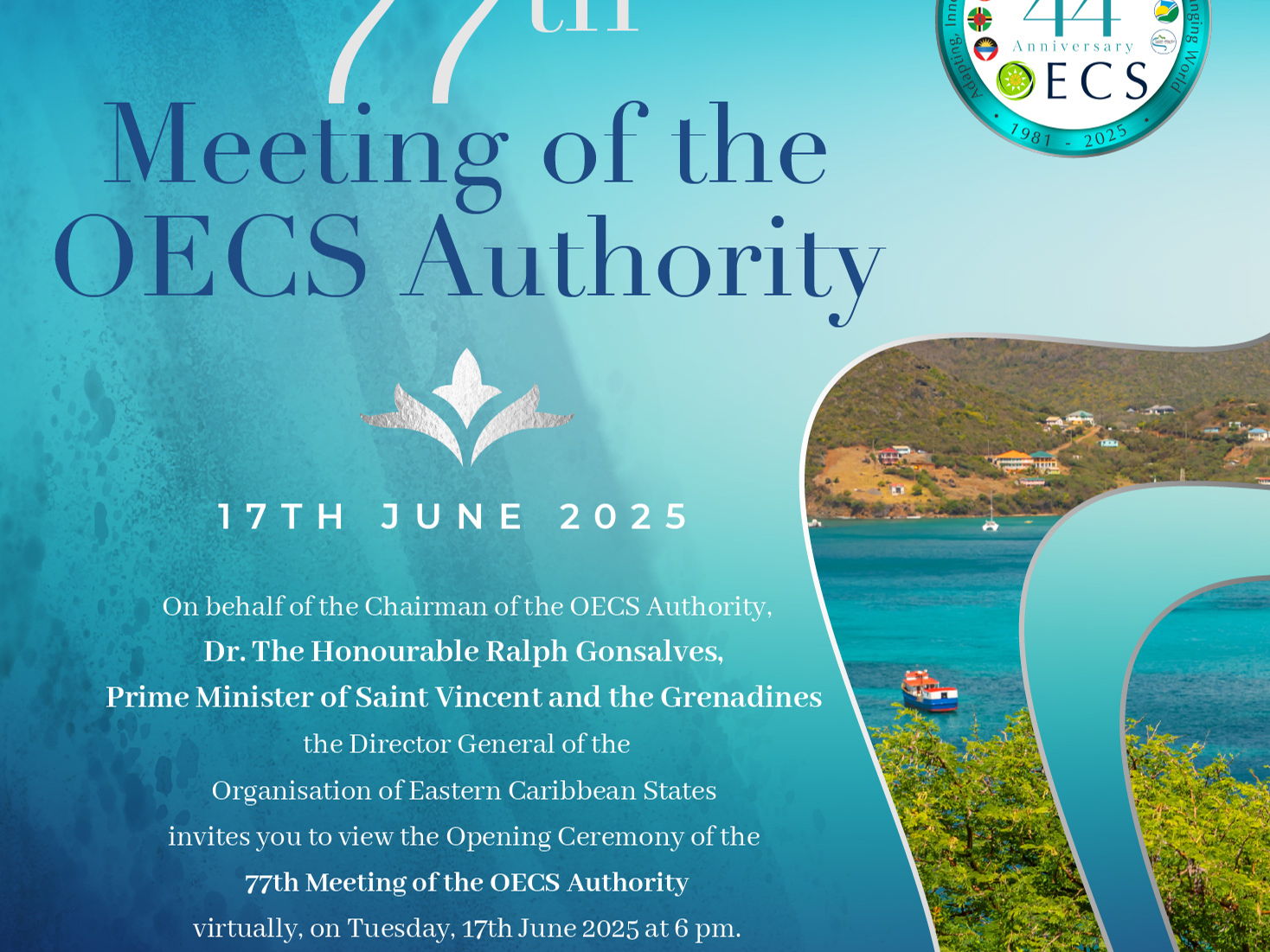 [Media Invitation] Opening Ceremony of the 77th Meeting of the OECS Authority