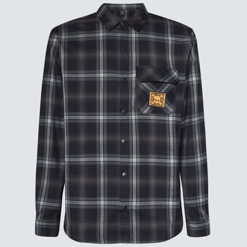 OAKLEY STÅLE SANDBECH SIGNATURE TC SKULL FLANNEL SHIRT 