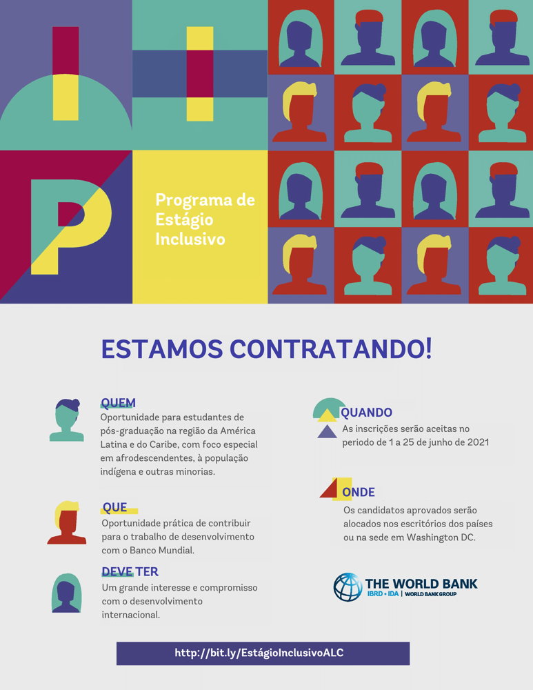 LCR Inclusive Internship Flyer - Portuguese