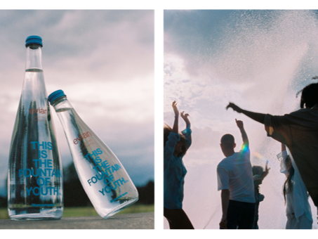 evian lanceert een nieuwe limited edition fles “Fountain of Youth” met Pharrell Williams x Humanrace