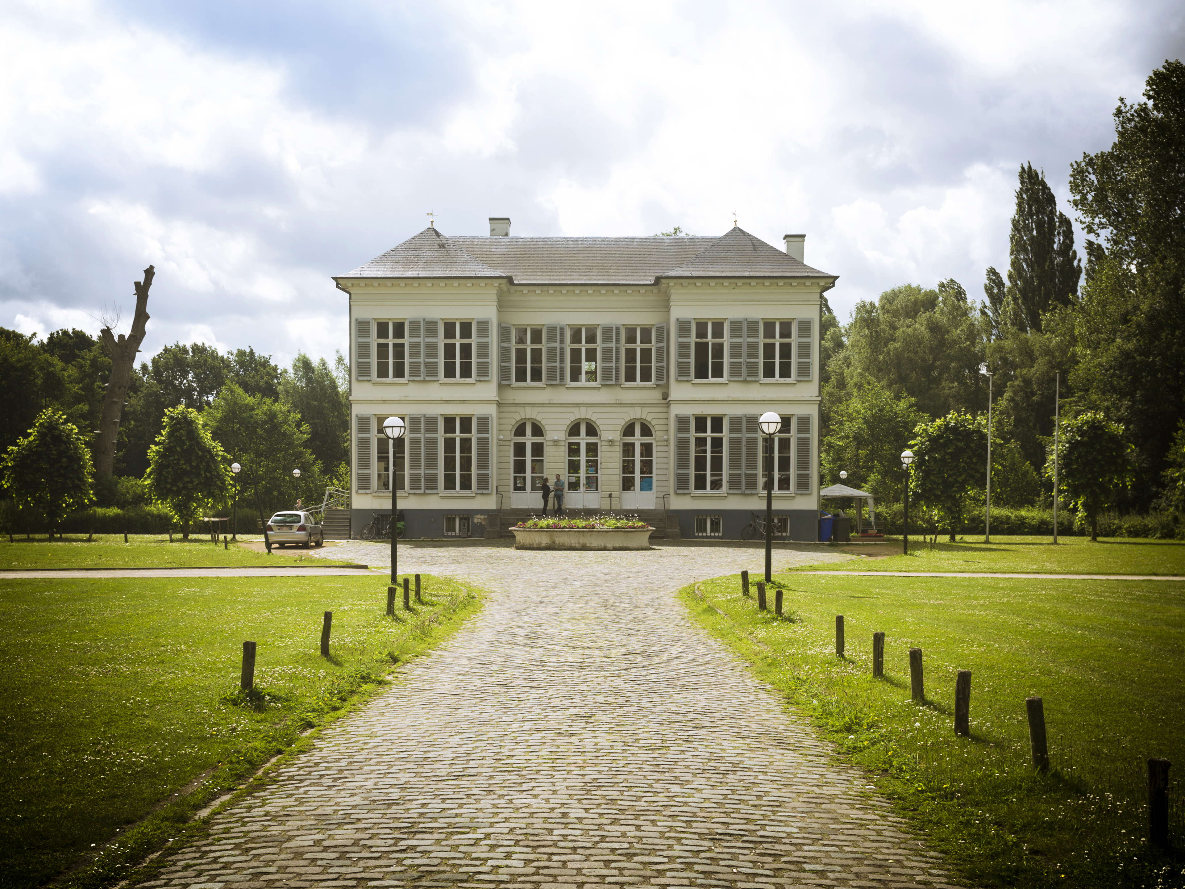 Parken en gebouwen in Merksem