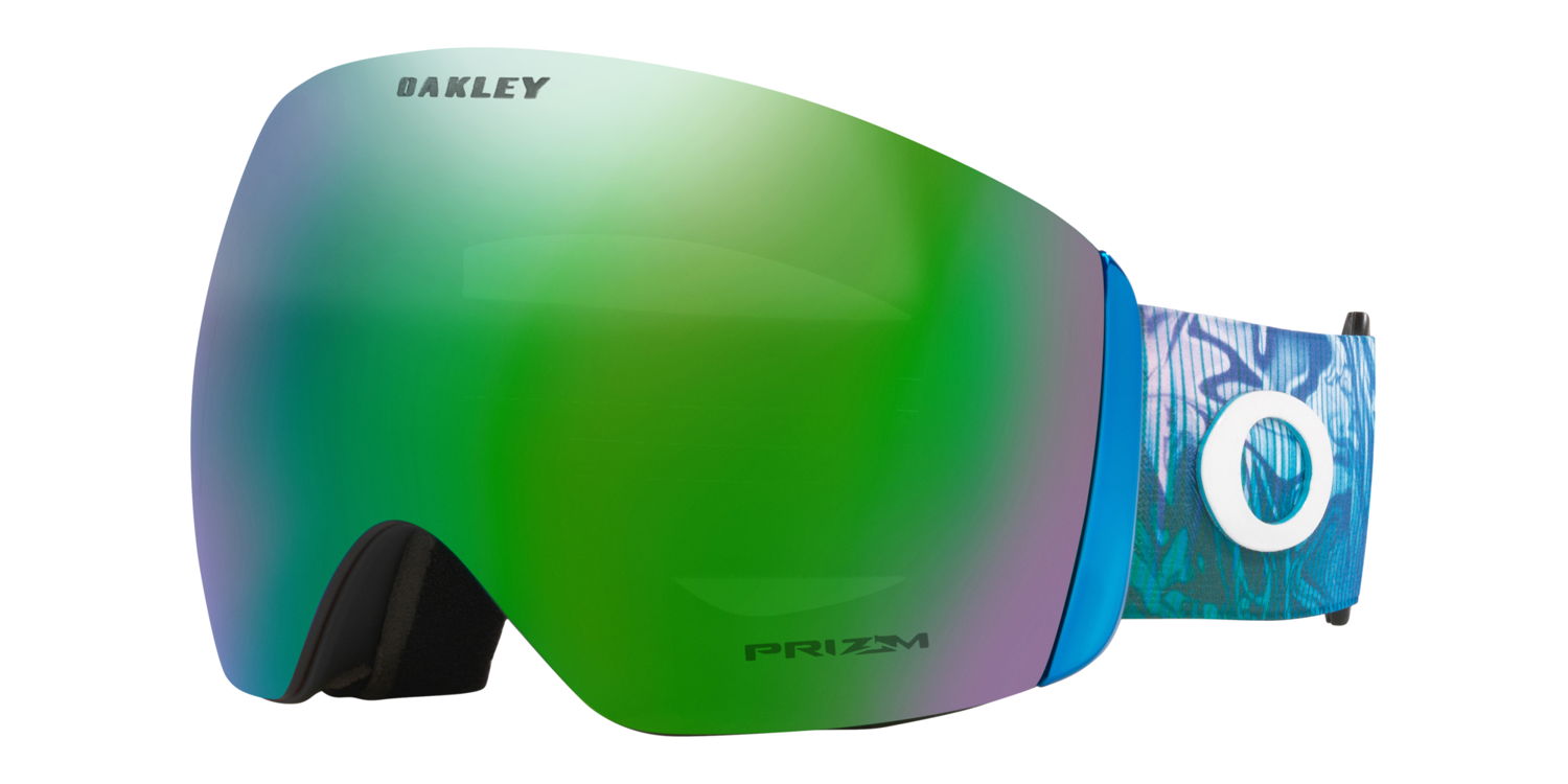 OAKLEY FLIGHT DECK - MIKAELA SHIFFRIN SIGNATURE ABSTRACT BLUE W/ PRIZM JADE