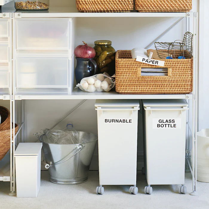 Rattan Stackable Square Basket, $39.90