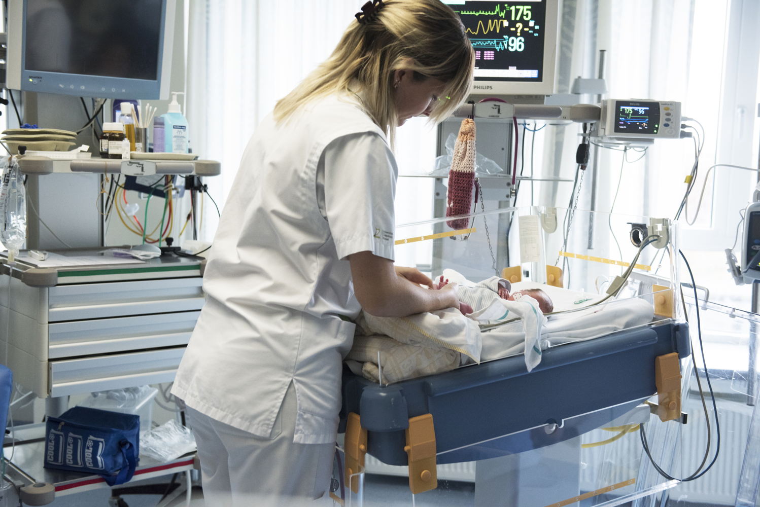 Dienst Neonatologie UZ Brussel - Fotograaf: Lies Willaert