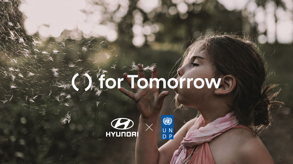 El proyecto 'for Tomorrow' es una colaboración conjunta entre Hyundai Motor Company y el Programa de las Naciones Unidas para el Desarrollo (PNUD).