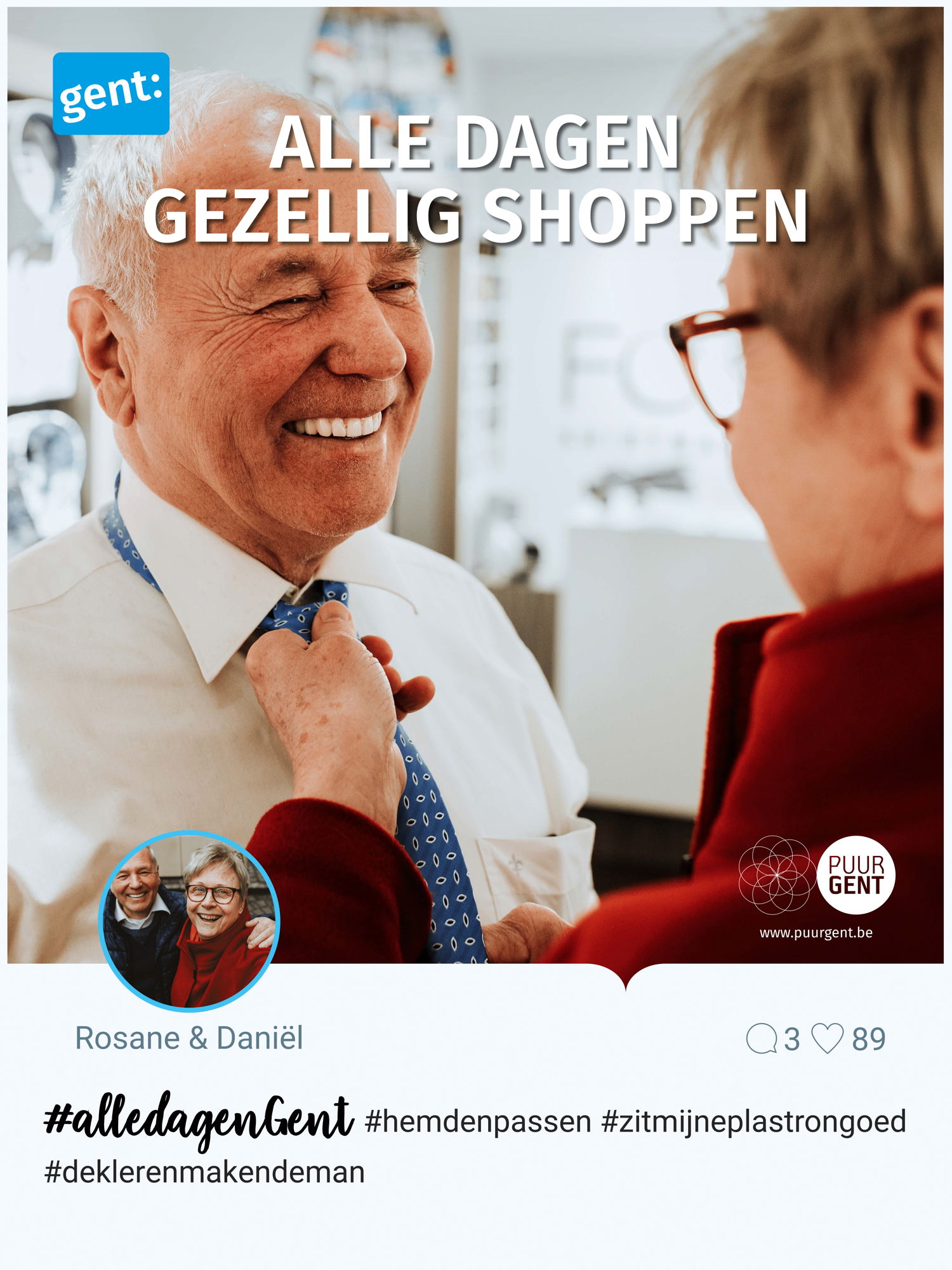 #alledagengent - affiche Clear Channel