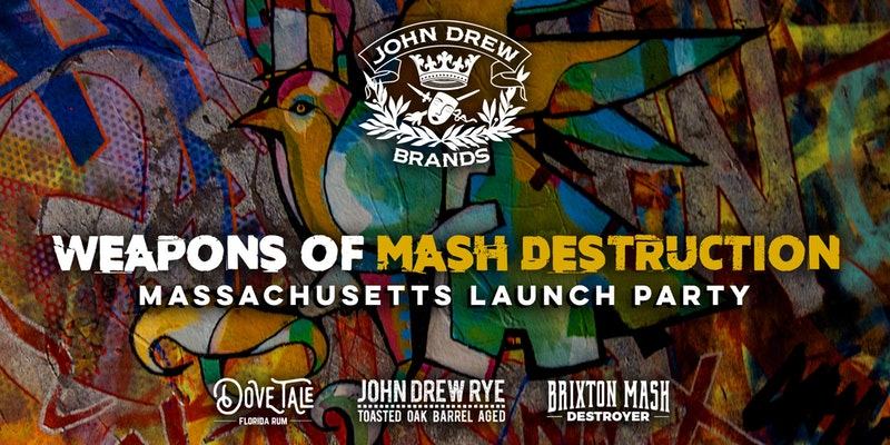 John Drew Brands distribution goes live in Massachusetts and Rhode Island with launch of Brixton Mash Destroyer, Dove Tale Rum, and John Drew Rye in Partnership with MS Walker